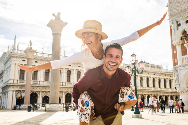 istock Couple travelling in Venice, Italy 1272217072