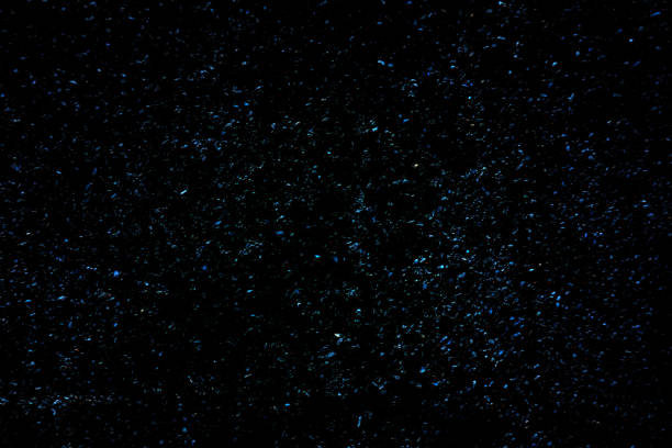 istock Black granite slabs with blue glow crystals 1272217360