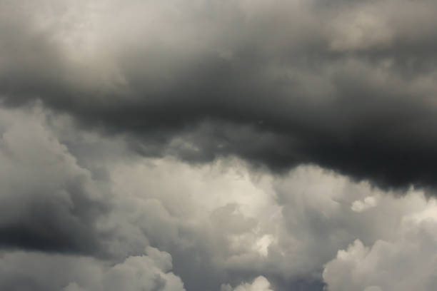 istock Stormy gray clouds in the sky. 1272229427