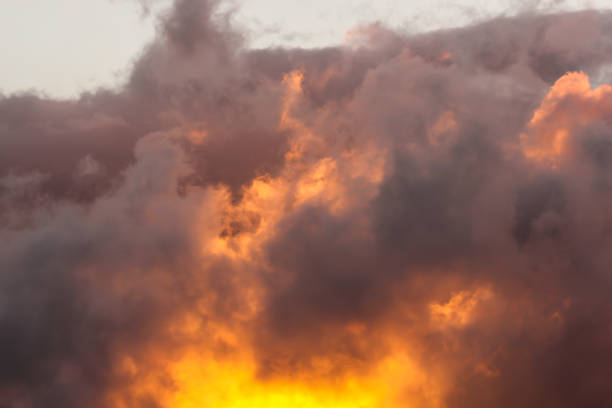 istock Solar illumination of clouds. 1272229447