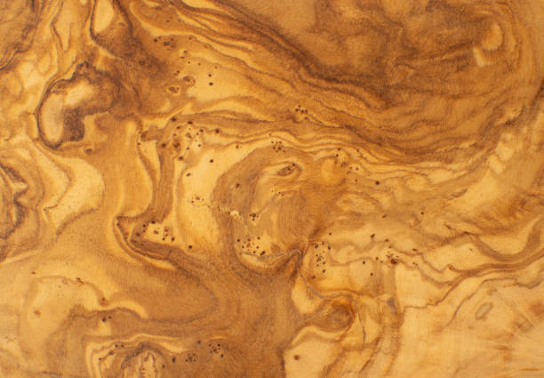 istock Olive Wood Texture Background, Solid Wooden Burr or Burl Pattern 1272235702