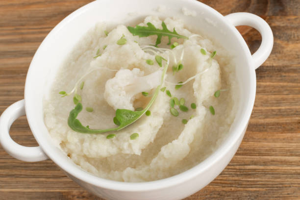 istock Homemade Cauliflower Puree or Colcannon with Mashed Cabbage 1272239082