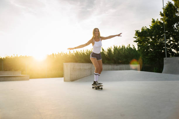 istock Cool skater girl 1272240316