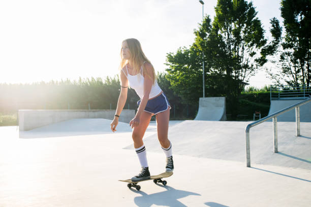 istock Cool skater girl 1272240534