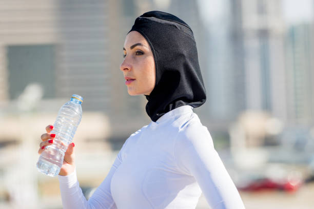 istock Arabian woman training outdoors 1272243232