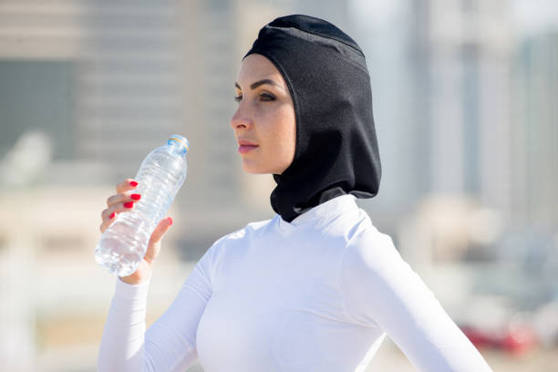 istock Arabian woman training outdoors 1272244124