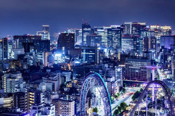 istock Tokyo night view with beautiful light 1272260940