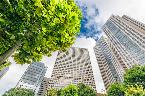 istock Tokyo buildings with beautiful fresh greenery 1272261446