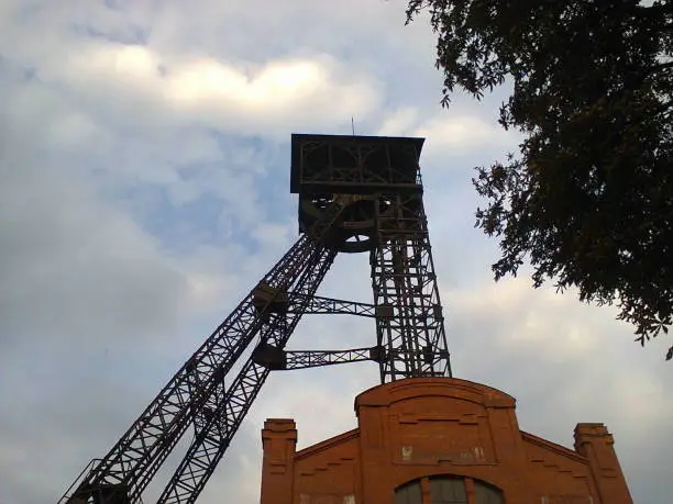 Twilight Old Coal Mining Tower