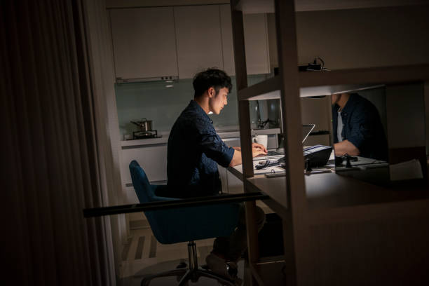 istock Asian man working at home 1272266447