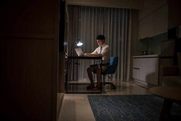 istock Asian man working at home 1272266491