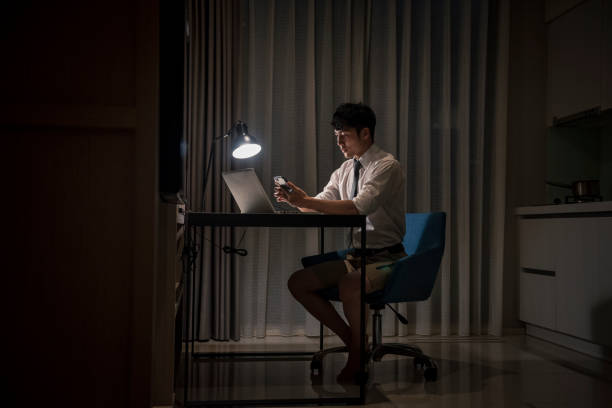 istock Asian man working at home 1272266526