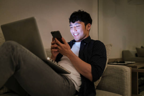 istock Asian man working at home 1272266710