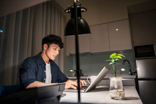 istock Asian man working at home 1272266874