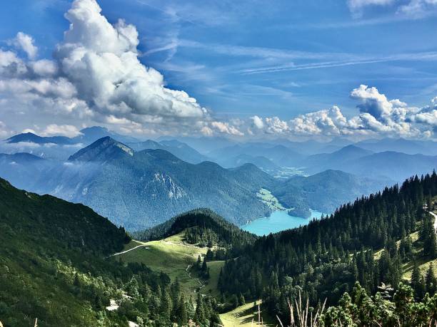 istock Walk between lakes kochelsee and walchensee on a Sunny summer day. 1272268499