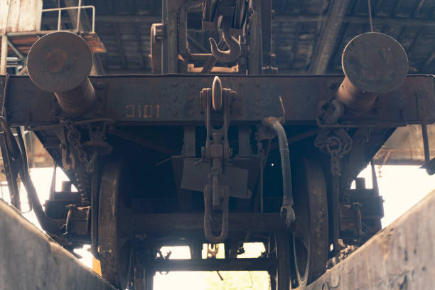 Train - Vehicle, Railroad Car, Wheel, Close-up, Locomotive