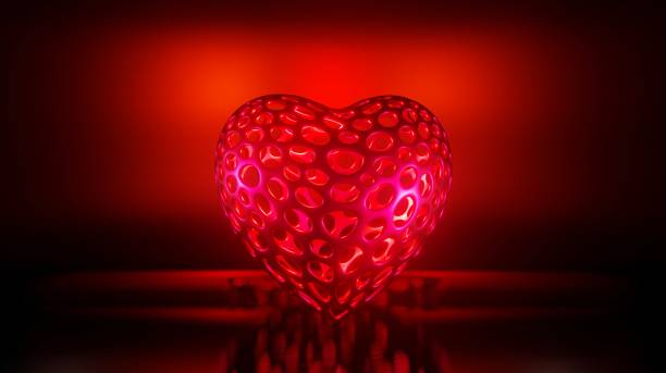 istock 3d rendering illustration of a wireframe hear for valentine day for the purpose of advertisement and commercial use 1272271967
