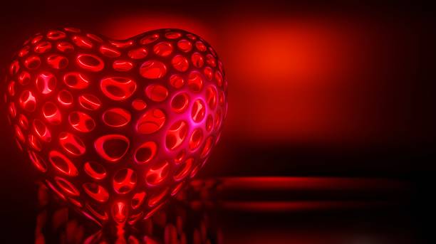 istock 3d rendering illustration of a wireframe hear for valentine day for the purpose of advertisement and commercial use 1272271973