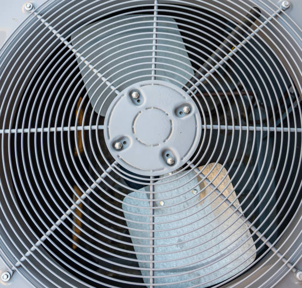 istock Top view of a residential AC fan 1272276428