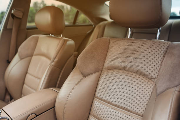 istock Modern car sport leather seat high performance material 1272278398