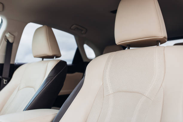 istock Modern car sport leather seat high performance material 1272279190