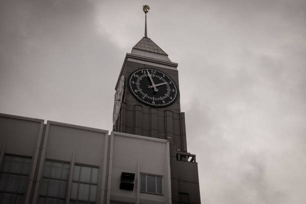 istock Town clock in Krasnoyarsk, Russia 1272280622