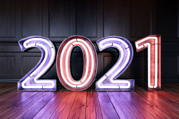 istock 2021 Neon Sign Against Black Wall 1272284787