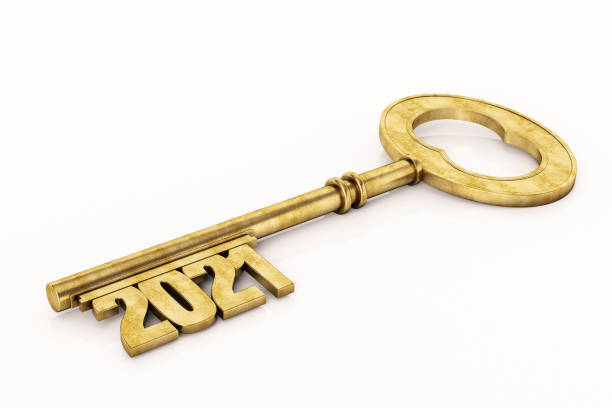 istock Golden 2021 Key. New Year Concept 1272285061
