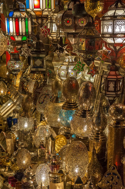 istock Traditional Moroccan lantern in antique shop, Marrakesh, Morocco 1272291172