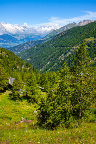 istock Picturesque highland alpine landscape on Simplon Pass 1272295835