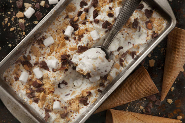 istock Home Made Smores Ice Cream 1272296227
