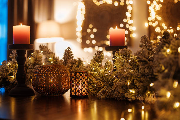 istock Christmas decorations in xmas home 1272302657