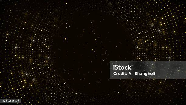 Abstract Gold Swir Stock Photo - Download Image Now - Backgrounds, Gold - Metal, Gold Colored