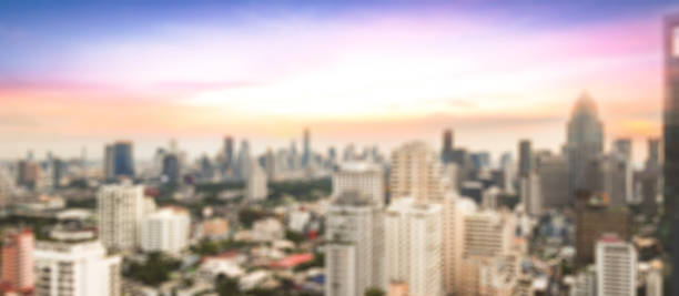 istock Blurred Bangkok city background 1272318660