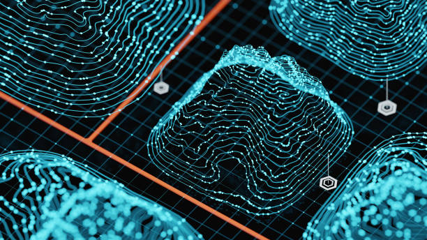 istock Abstract Hologram Landscape background 1272322400