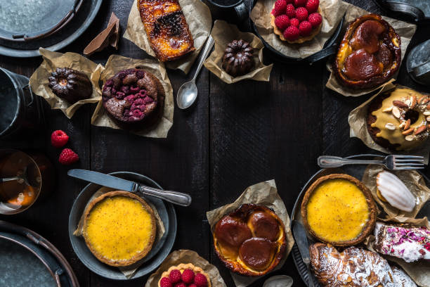istock French Pasteries Vintage High Tea 1272334428