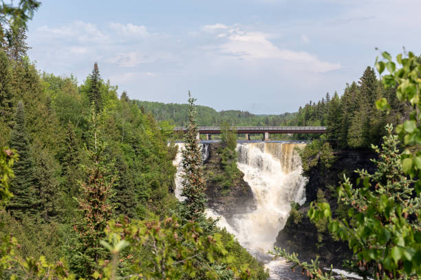 카카베카 폴스 주립공원, 온타리오, 캐나다 - thunder bay canada ontario provincial park 뉴스 사진 이미지