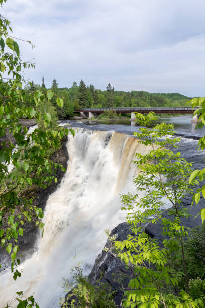 провинциальный парк какабека-фолс, онтарио, канада - thunder bay canada ontario provincial park стоковые фото и изображения