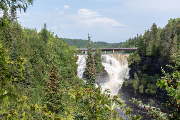 카카베카 폴스 주립공원, 온타리오, 캐나다 - thunder bay canada ontario provincial park 뉴스 사진 이미지