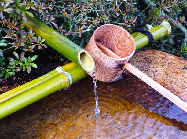 istock Tsukubai and ladle 1272336045