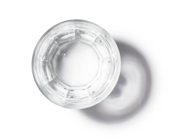 istock A glass cup of water on a white background 1272339533
