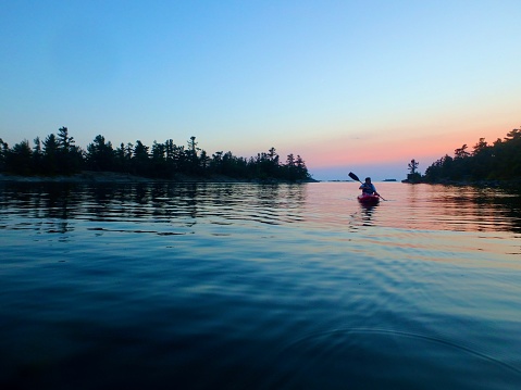 Calm evening Georgian Bay Islands National Park