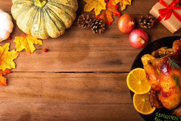 istock Thanksgiving roast turkey or chicken and vegetables 1272352351
