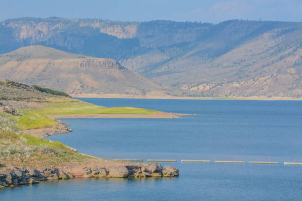 istock The Colorado River Storage is held back by the Blue Mesa Dam. It is surrounded by the Black Canyon North Rim in the Curecanti National Recreation Area, Colorado 1272363758