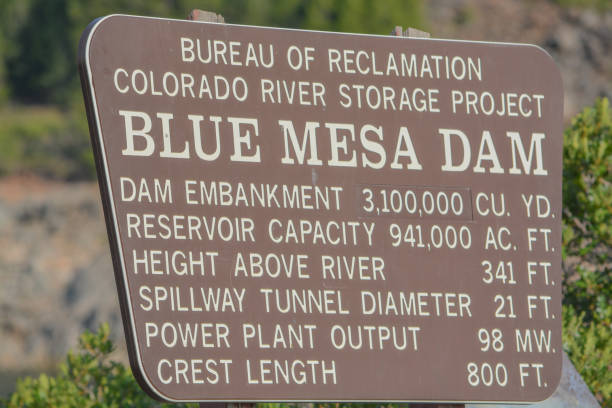 istock The statistical sign for Blue Mesa Dam at the Colorado River Storage Project in Curecanti National Recreation Area in Colorado 1272363776