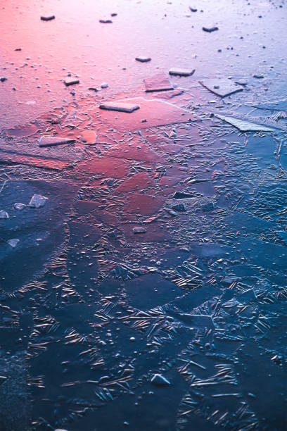 istock Frozen Lake At Sunrise 1272366550