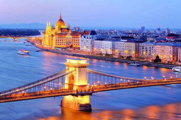 istock Budapest at night - Parliament, Hungary 1272367919