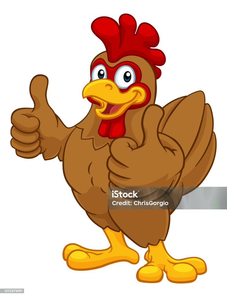 Gà Hoạt Hình Gà Trống Cockerel Nhân Vật Hình minh họa Sẵn có - Tải ...