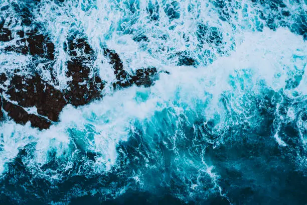 Photo of Powerful sea waves from above