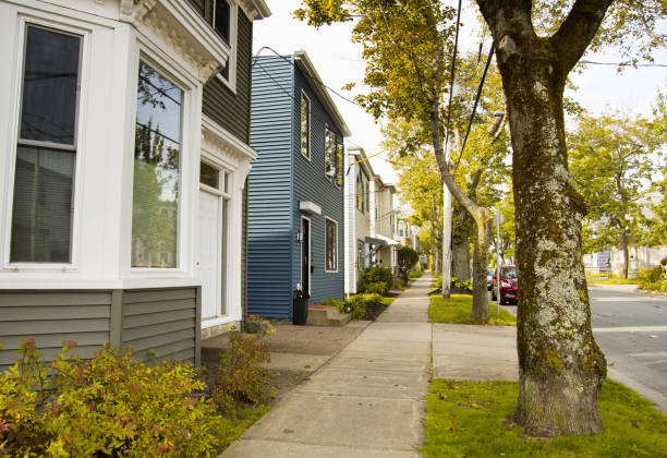 istock Homes in residential district, Halifax. 1272372413